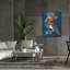 «Running Ostrich» par Heather Gauthier, art mural sur toile, 40 po x 54 po