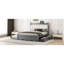 Grand lit plateforme, lit gigogne, 2 tiroirs, lit Solution - Ports-1284354496