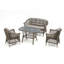 Divona Rectangular 5 - Person Dining Set