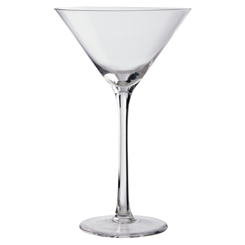 Rodina 250ml Martini Glass, Clear White, 2