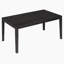 Ensemble de table de salle à manger 7 pièces pour 6 personnes et 1 table de salle à manger rectangulaire en bois pour 6 personnes avec chaises rembourrées pour la salle à manger et la cuisine (espresso)-533520591
