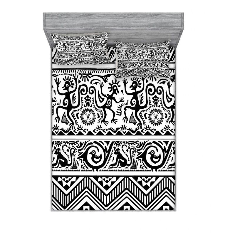 Microfiber Sheet Set, Full Sheet Set with Fitted Sheet and 2 Pillowcases