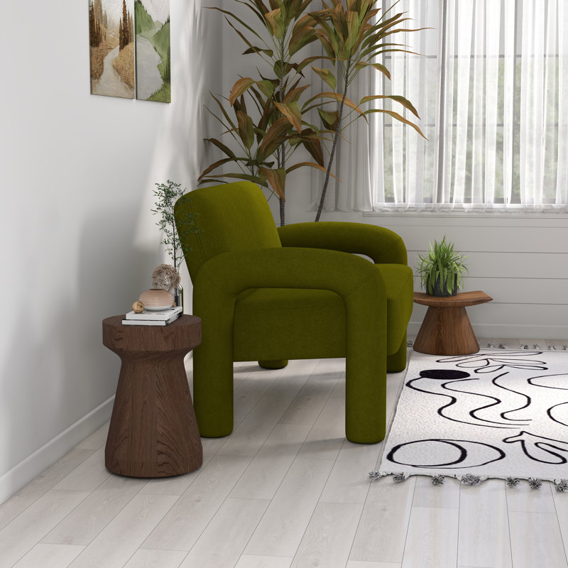 Iryanna Velvet 2-Seat Upholstered Loveseat, Green