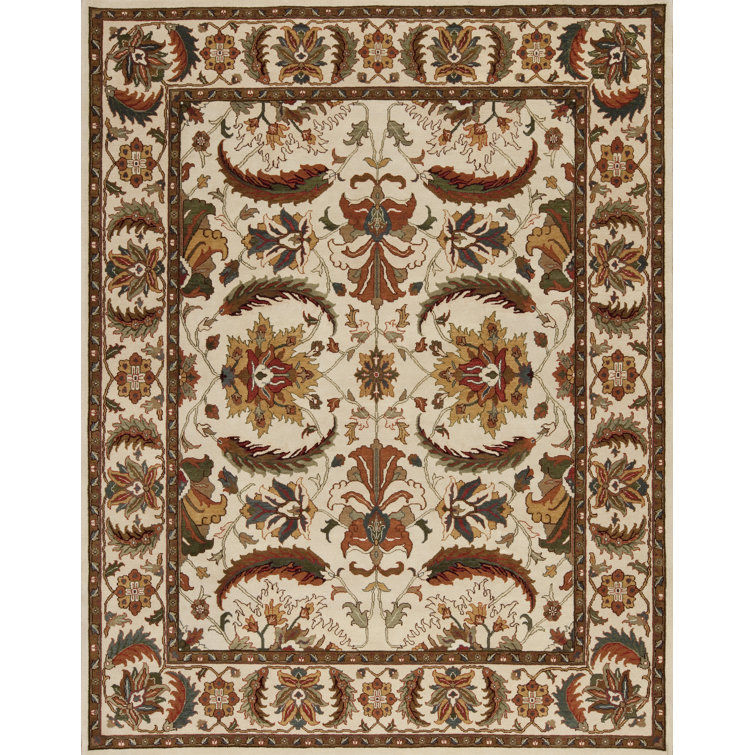 Mahal Hand Knotted Wool Area Rug