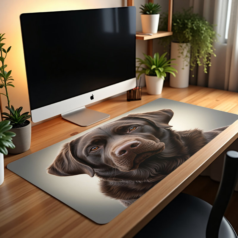 Polyester Desk Pad, 14.4x12.1