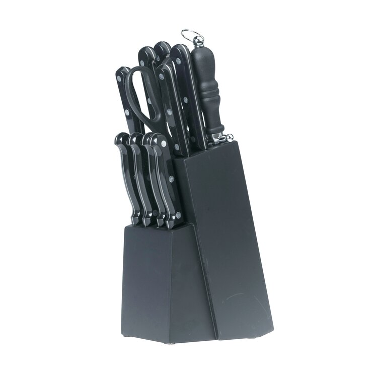 Piece Prep Knife Block Set, Cutlery Set with Stainless Steel