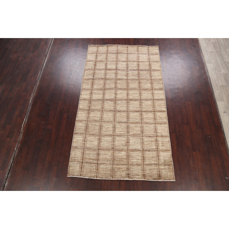 Tapis damier Gabbeh 6 x 10