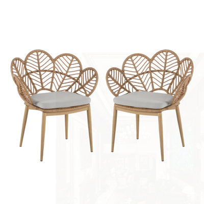 Outdoor Wicker Chair Set Of 2