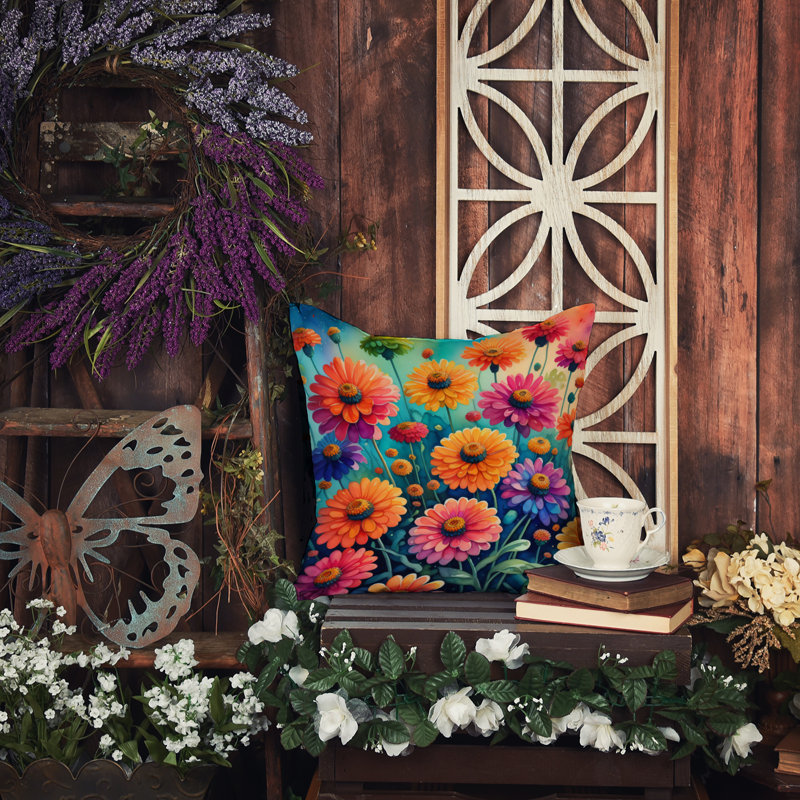 Coussin Colorful, 14 po x 14 po