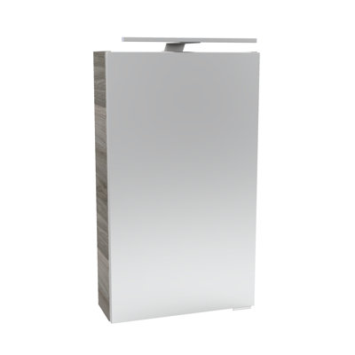 400mm W 680mm H Wall Cabinet Frameless Medicine Cabinet Mirror 2 Adjustable