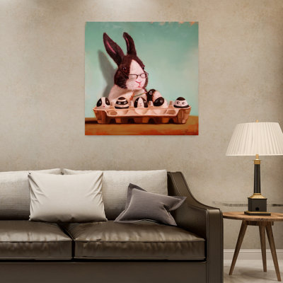 Art contemporain de lapin Going Dutch