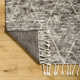 Talon Geometric Hand-Knotted Wool Area Rug in Gray/Brown