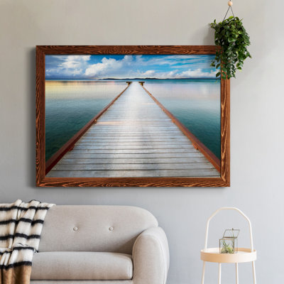Long View Pier - Photographie de cadre photo sur toile