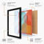 Geometric Arrangement Mid-Century - Framed Print-1414150078-1414150073