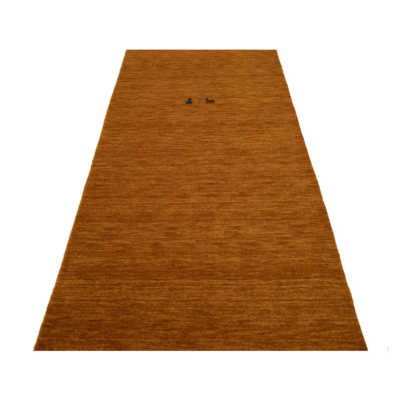 Tapis Gabbeh tissé à la main sans perte, 100% laine, de couleur unie, résistant à la décoloration et aux taches, durable