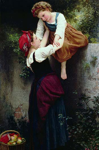 Young bohémiens par william bouguereau-impression non encadrée, H 36 po x l 24 po x P 1,5 po