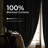 100% Blackout Curtains Polyester Faux Linen Fabric Pinch Pleated Drapes With 20 Hooks Blackout Curtains For Bedroom/Living Room ( 2 Panels Set)-1952807652-1952807660