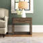 22.25'' Tall 1 - Drawer Nightstand in Brown