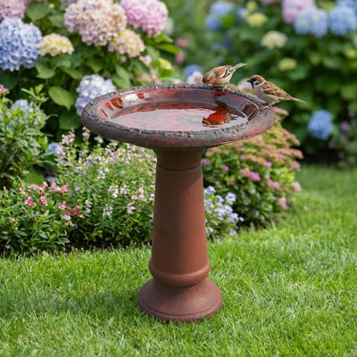 Marbled Glaze Bird Bath