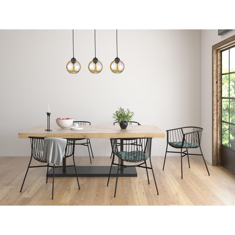 3 - Light Black Kitchen Island Pendant