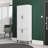 Modern Hall Stand with Multipurpose Hanging Rack, White Finish, 27.6 x 77.2 x 13.8 inches | 100% Melamine Coated Chipboard, Wall-Mountable Design with Numerous Shelves for Additional Storage | Stylish and Functional Entryway Organizer-1841358285