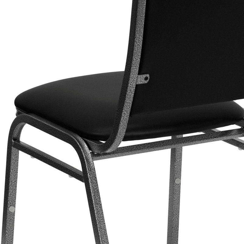 Chaise de banquet empilable avec siège épais de 1,5 po Hercules Series, 4