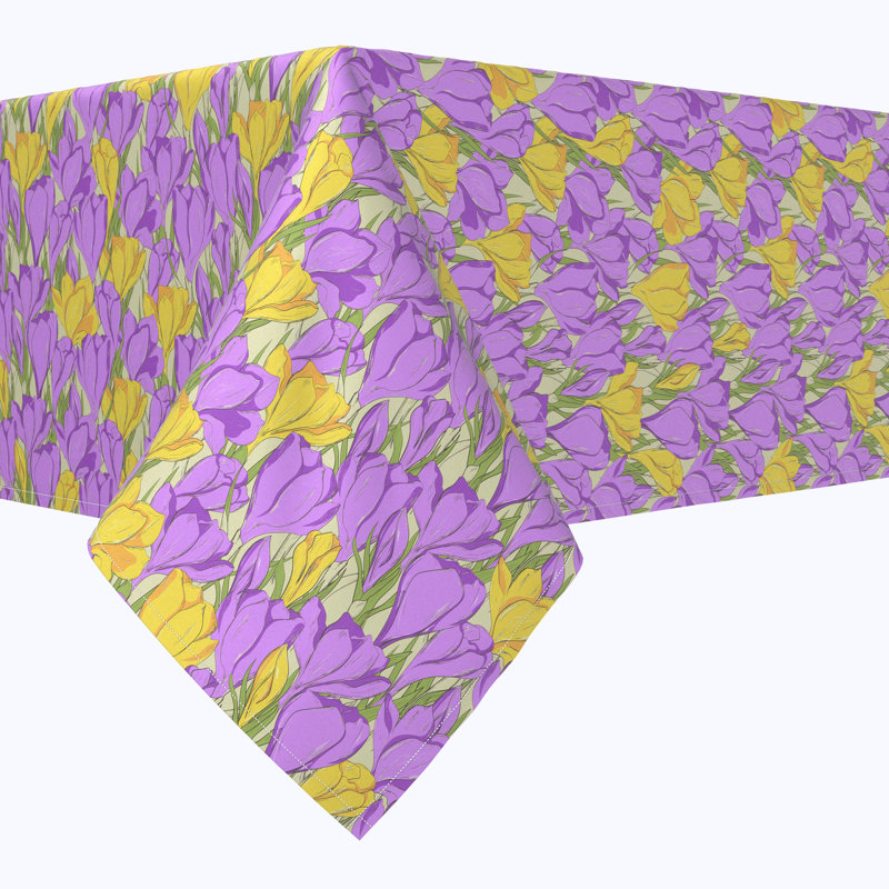 Arshveer Floral Sqaure Tablecloth, 70" x 70"