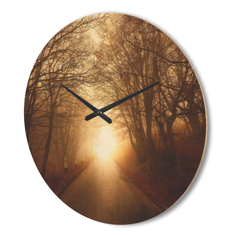 Solid Wood Wall Clock, Extra Large