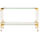 47'' W Glass Console Table