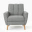 Fauteuil club Mid Century-864450155