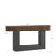 Console en bois massif cannelé 62,9 "Mid-Century-1449487838