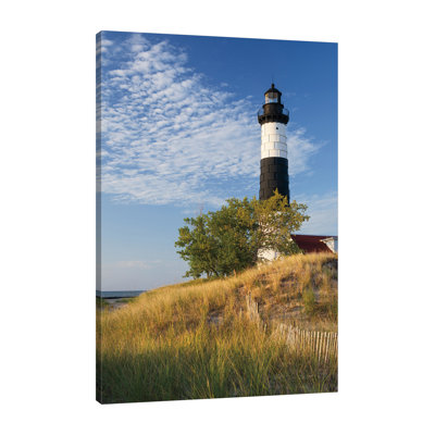 "Big sable point Lighthouse II" par Alan Majchrowicz, reproduction de photo sur toile tendue