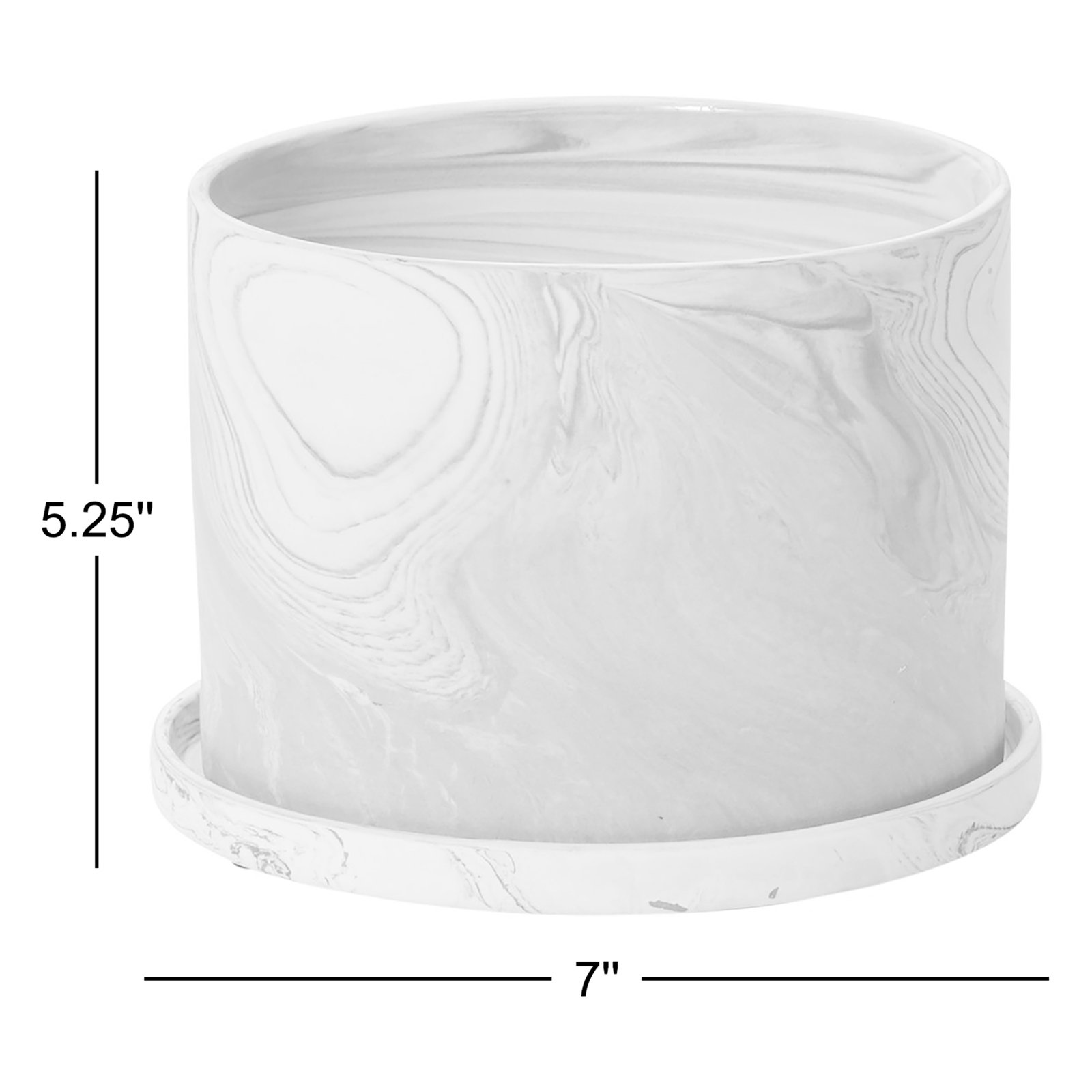 Alexandrea 7" Ceramic Pot Planter