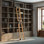 Joulon Wood Lightweight Library Ladder