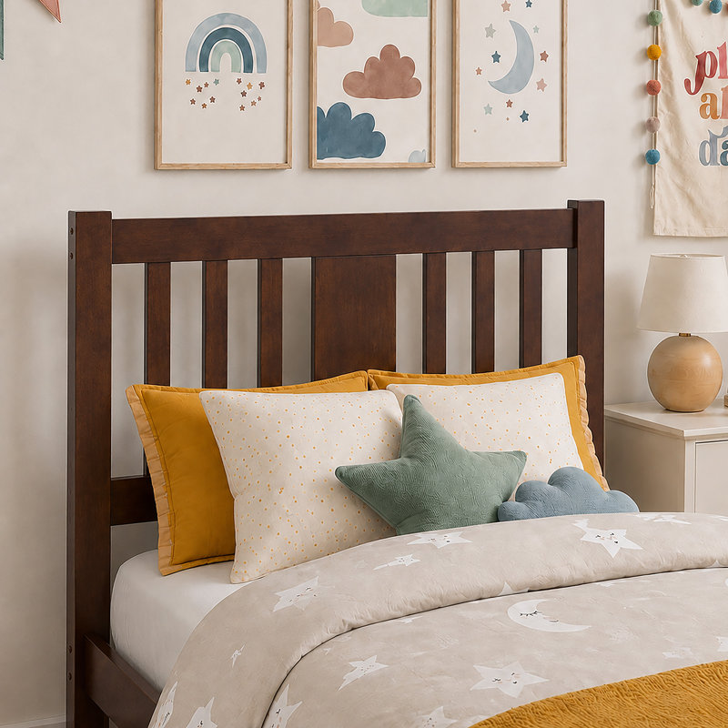 Lit plateforme Finley, Walnut, Twin