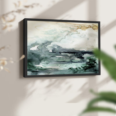 Sea Foam Flow I - Impression encadrée - Restickable