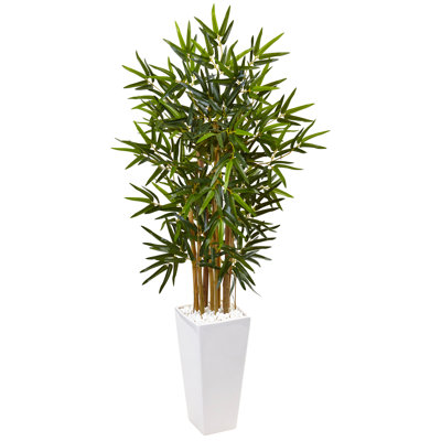 48'' Faux Bamboo Tree in Ceramic Planter