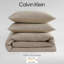 Ensemble de housse de couette réversible 3 pièces Calvin Klein Microwaffle-98357584-98357585