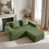 Velours côtelé vert