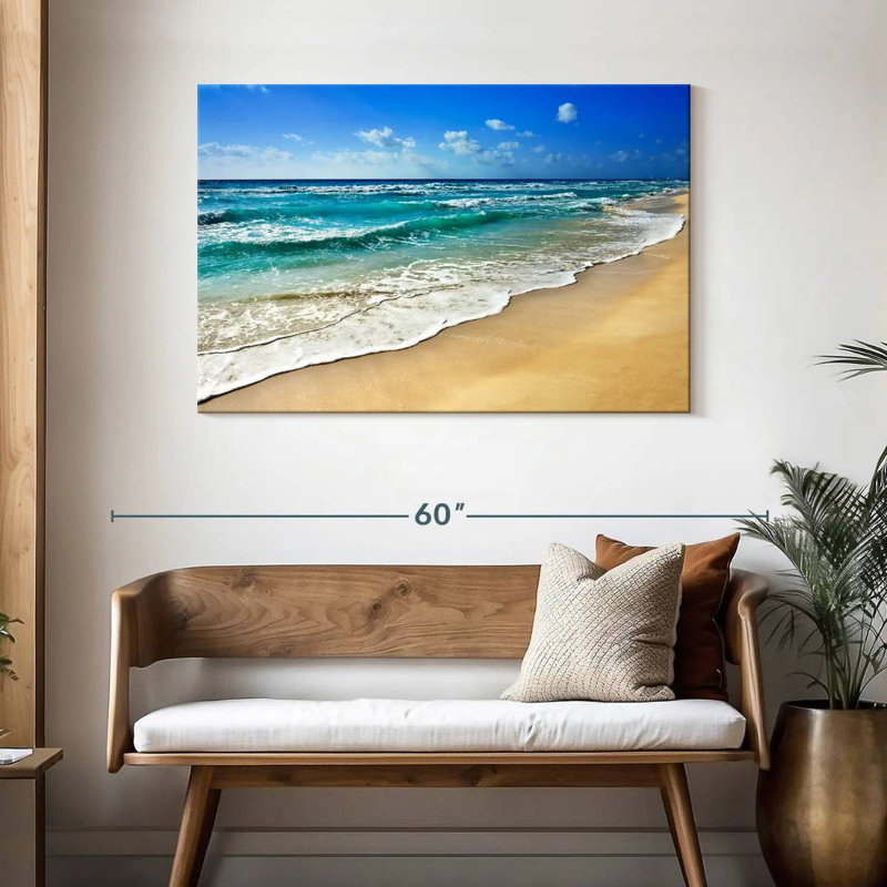 Ravi Cancun Beach II, 30" H x 45" W