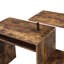 Bureau d'ordinateur élégant et fonctionnel avec plateau pour clavier, rangement et fini chêne vieilli durable et finition noire