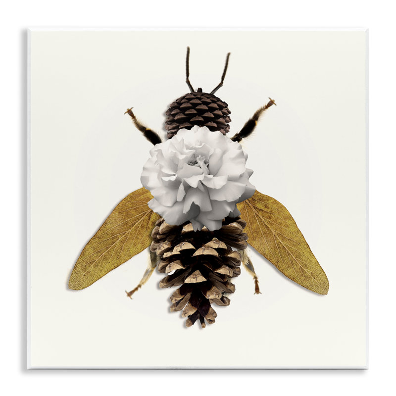 Nature Constructed Bee Wall Plaque, design by Sasha
