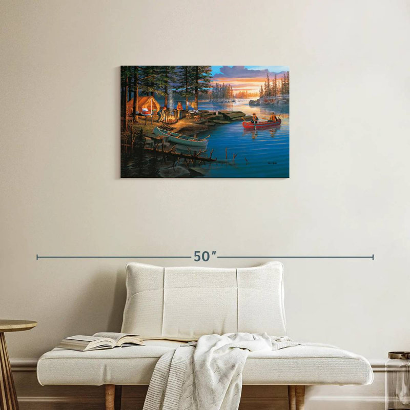 Senne Boundary Waters, 20" H x 30" W