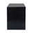 Wood-Look Square-Column MGO End Table, H18",Wood-Like Distressed Finish, Mix With Different Heights, Indoor Outdoor Use,Black Color-758518443