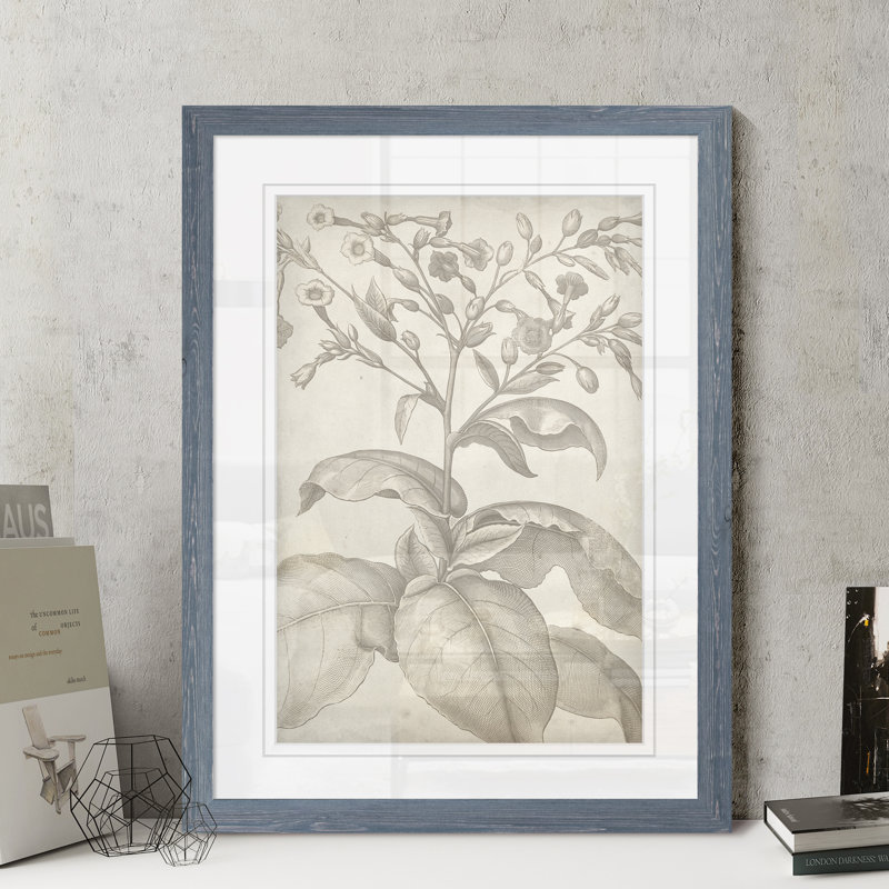 «Classic Romance I» par Paul Cezanne - Reproduction d'art sur papier encadrée, H 22 po x l 16 po x P 1 po, gris clair