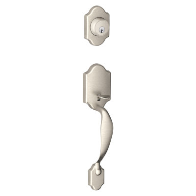 Exterior Portion Handleset and Deadbolt (Interior Portion Sold Separately)