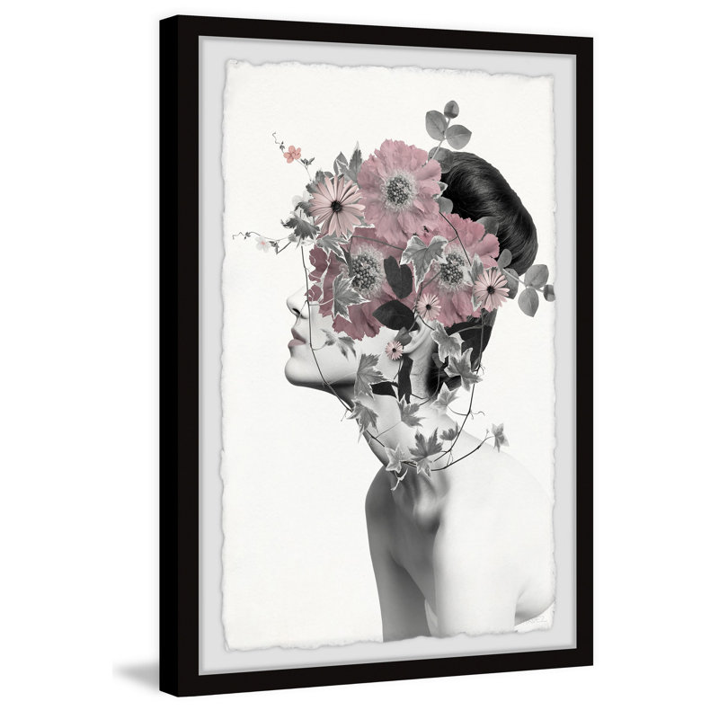 Flower Woman by Parvez Taj - Single Picture Frame Print, 30cm H x 20cm W x 3.81cm D
