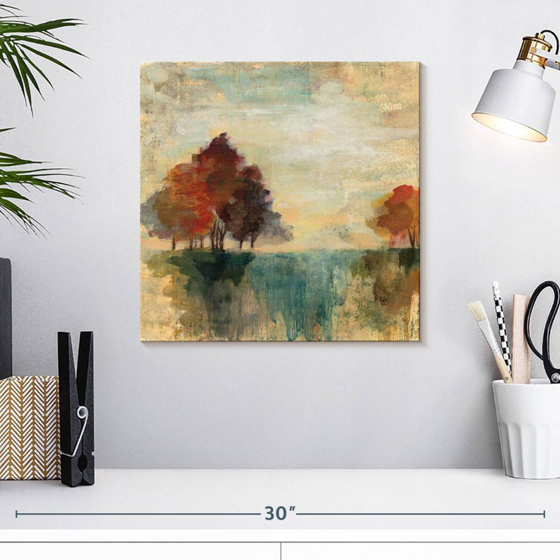 Paysage Avery, monogramme I, H 16 po x l 16 po