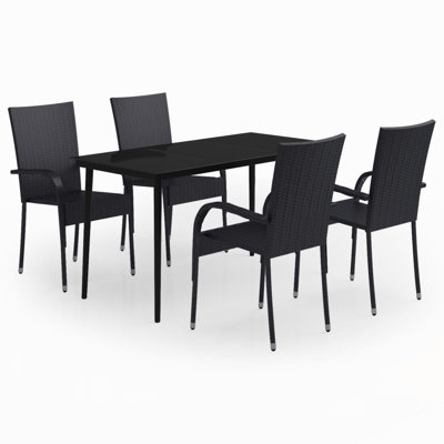 Corderro Rectangular 4 - Person 55.12" Long Dining Set