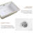 Rectangular Undermount Bathroom Sink, White Ceramic Lavatory Vanity Basin With Overflow - 22X15 Inch Vessel Sink | Gift Idea